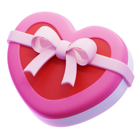 Gift Box With Ribbon  3D Icon