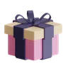 Gift Box With Ribbon