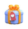 GIFT BOX WITH TAG