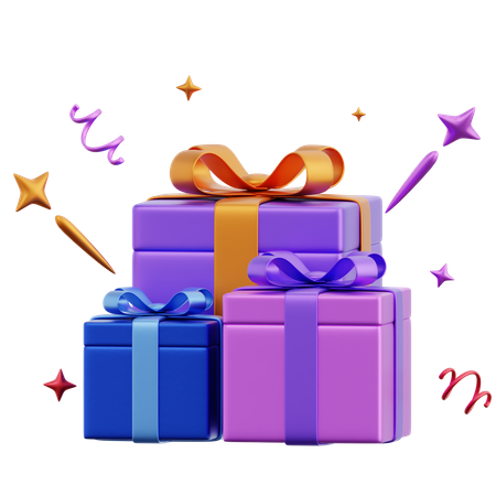 Gift Boxes  3D Icon