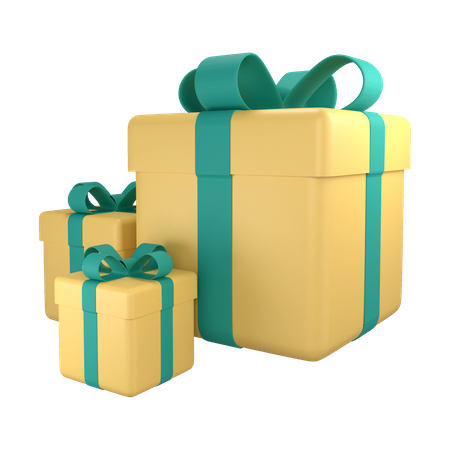 Gift Boxes  3D Icon