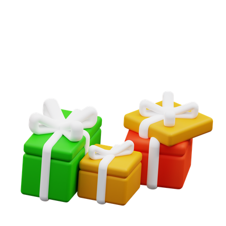 Gift Boxes  3D Icon