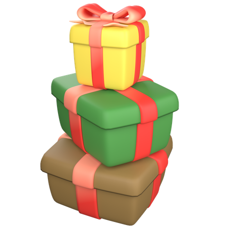 Gift Boxes  3D Icon