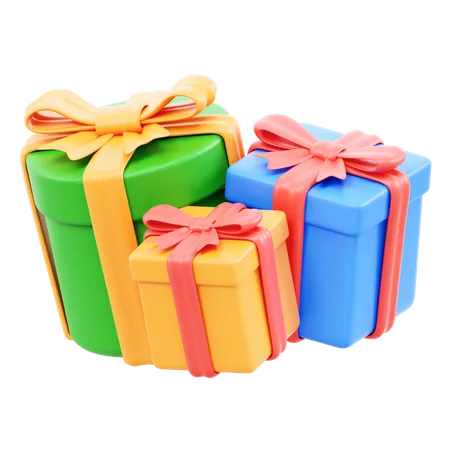 Gift Boxes  3D Icon