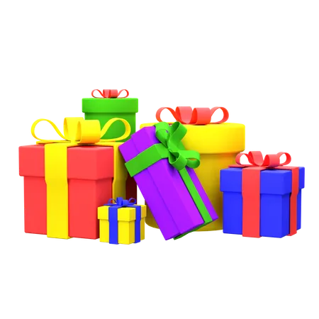 Gift Boxes  3D Icon