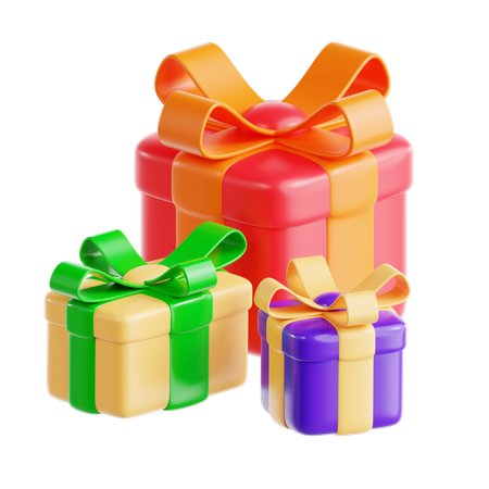 Gift Boxes  3D Icon