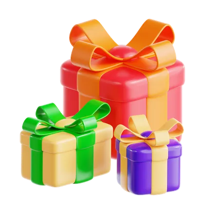 Gift Boxes  3D Icon