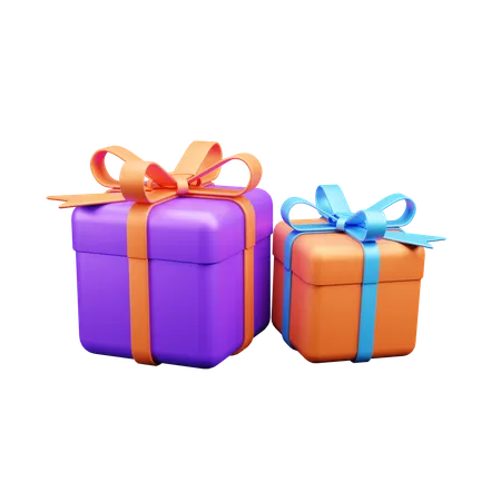 Gift Boxes  3D Icon