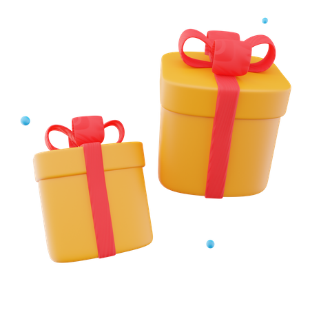 Gift Boxes  3D Icon
