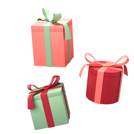 Gift Boxes  3D Illustration