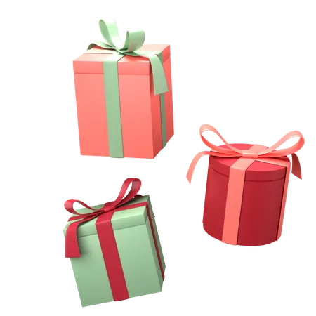 Gift Boxes  3D Illustration