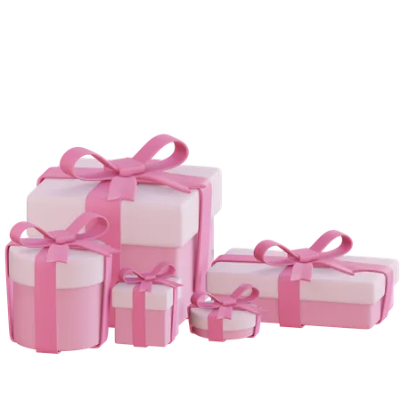 Gift Boxes  3D Icon