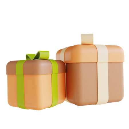 Gift Boxs 3D Illustration