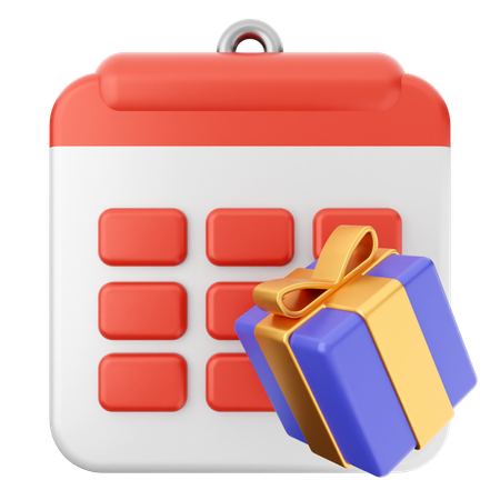 Gift Calendar  3D Icon