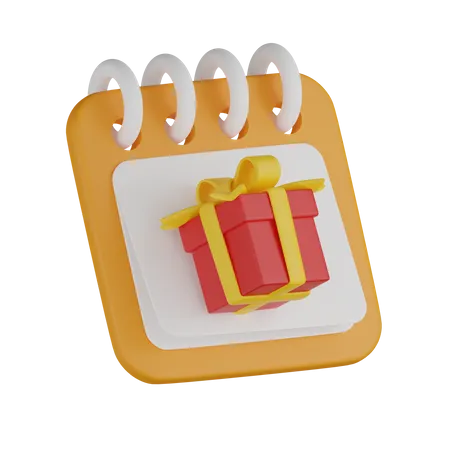 Gift Calendar  3D Icon
