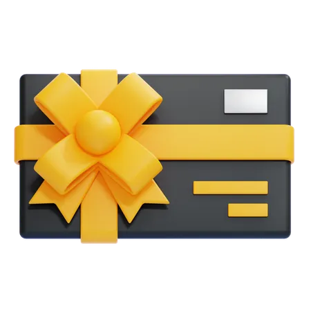 GIFT CARD  3D Icon
