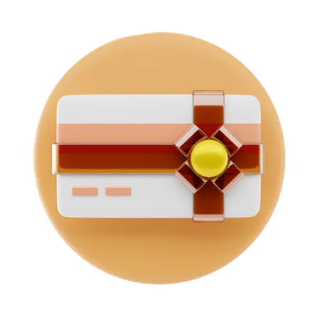 Gift Card  3D Icon