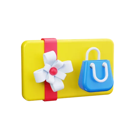 Gift card  3D Icon