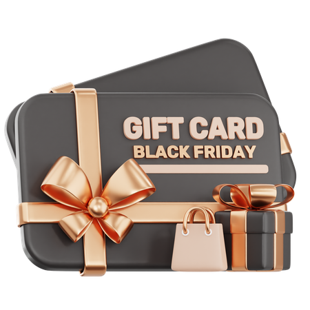 Gift Card  3D Icon