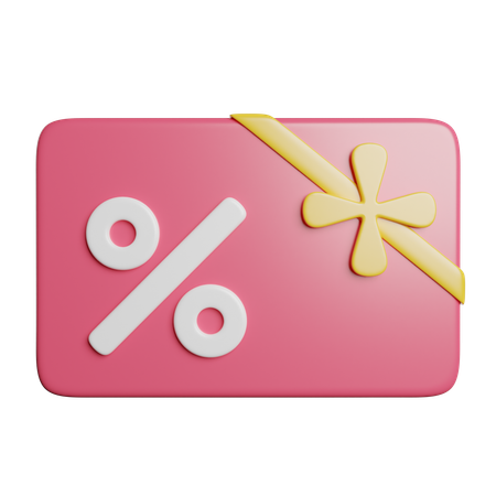 Gift Card  3D Icon