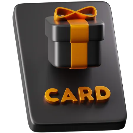 Gift Card  3D Icon