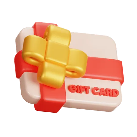 Gift Card  3D Icon