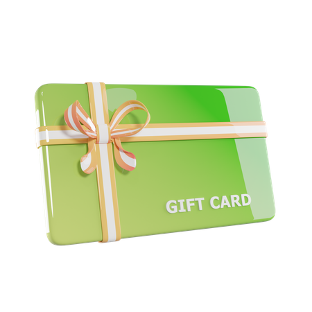 Gift Card  3D Icon