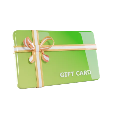 Gift Card  3D Icon