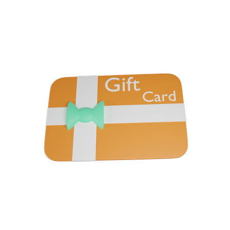 Gift Card  3D Icon