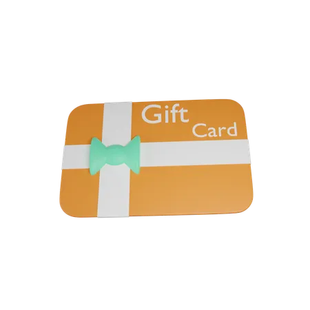 Gift Card  3D Icon