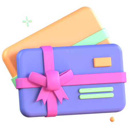 Gift Card  3D Icon