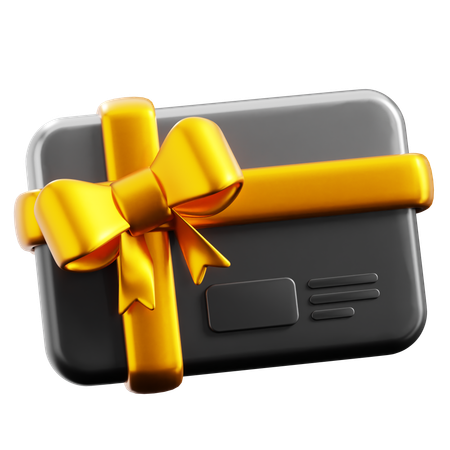 Gift Card  3D Icon