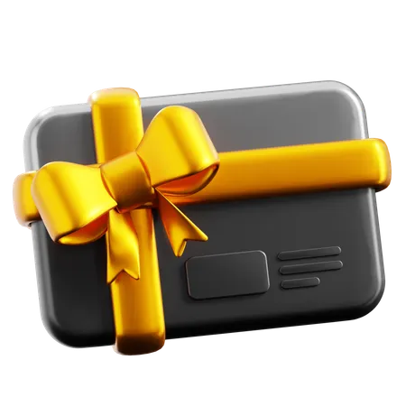 Gift Card  3D Icon