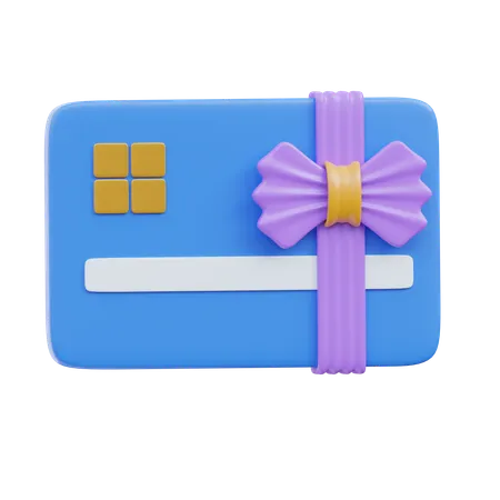 Gift Card  3D Icon