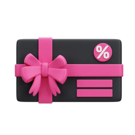 Gift Card  3D Icon