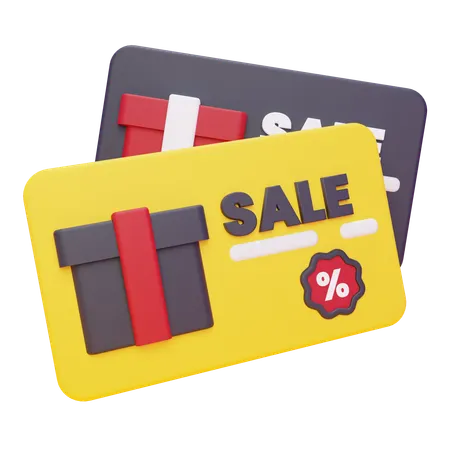 Gift Card  3D Icon