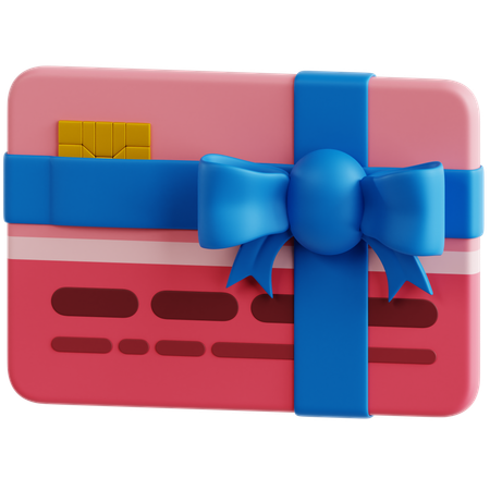 Gift Card  3D Icon