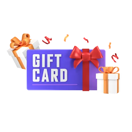 Gift Card 3D Icon