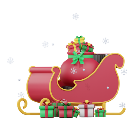 Gift Carriage  3D Icon