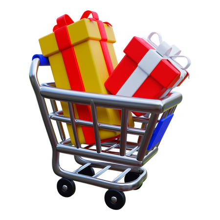 Gift Cart  3D Icon