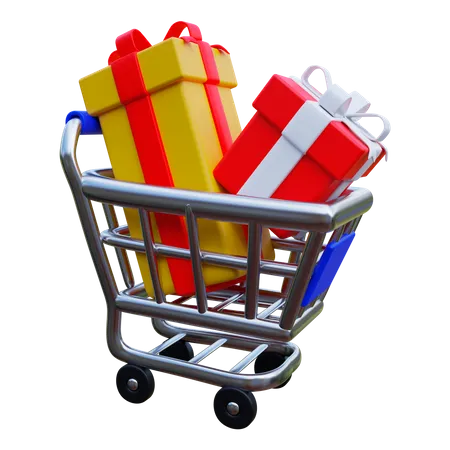 Gift Cart  3D Icon