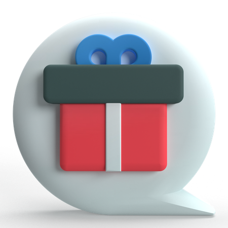 Gift Chat  3D Icon