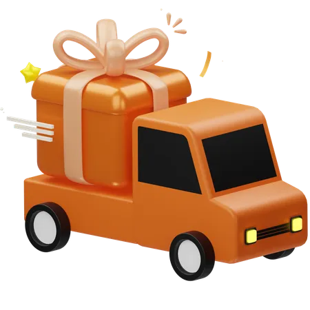 Gift Delivery  3D Icon