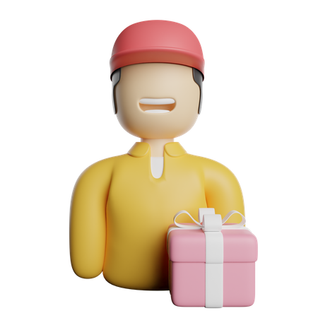 Gift Delivery  3D Icon