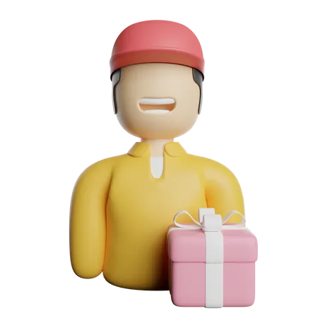 Gift Delivery  3D Icon