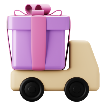 Gift Delivery  3D Icon