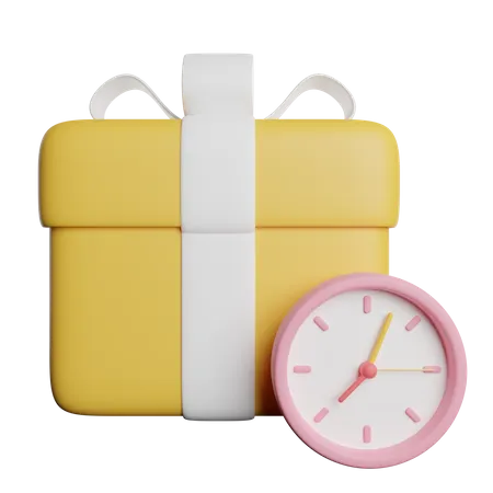 Gift Delivery Time 3D Icon