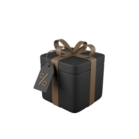 Gift Discount  3D Icon