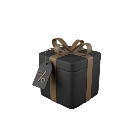 Gift Discount  3D Icon