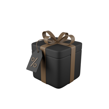 Gift Discount 3D Icon